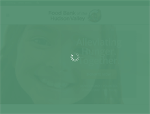 Tablet Screenshot of foodbankofhudsonvalley.org